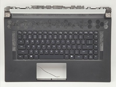 Dell Alienware X17 R2 Palmrest keyboard US/EN 0718M9