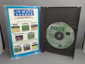 * Joe Montana's NFL Football (Sega CD, 1993) Complete CIB