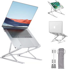 Laptop Stand for Desk  Stable Macbook Pro Stand  Ergonomic Aluminum Computer Riser