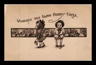 COBB SHINN COMIC POSTCARD POSTED 1910 WOMENS VAS TAMN FUNNY TINGS DIALECT