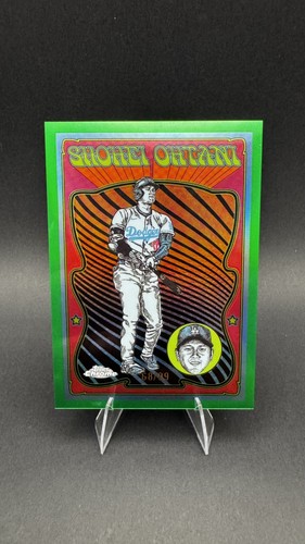 Shohei Ohtani [Green Refractor] #UV-1 2025 Topps Chrome Ultra Violet All Stars card