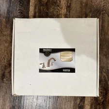 Brand New AquaSource Widespread Bathroom Faucet-Brushed Silver Finish –# 040548