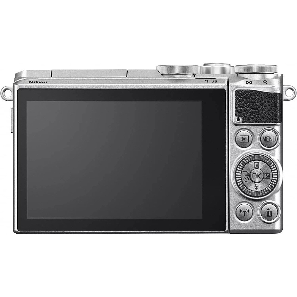 Nikon 1 J5 Mirrorless Digital Camera 20.8 MP Silver Black Body