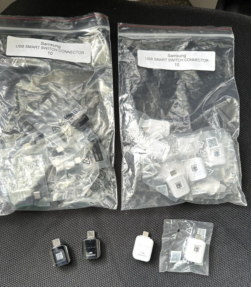 Adaptador convertidor conector inteligente OTG original Samsung USB tipo C a un OEM Foto 2 de 4
