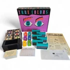 True Colors Board Game Vintage 1990 Milton Bradley **100% COMPLETE**