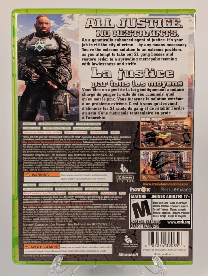 Crackdown (Microsoft Xbox 360, 2007) ➡️CIB Complete - Tested - Excellent 📀! - Image 2 of 4