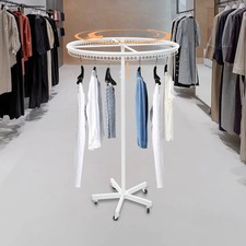 Rotatable Round Clothes Rack, Round Clothing Rack, Floor-Standing Circular Rack
