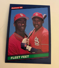 1986 Donruss #651 Fleet Feet: Willie McGee & Vince Coleman