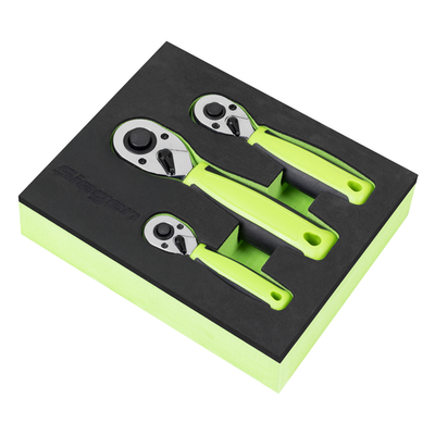 #ad Siegen by Sealey Stubby Ratchet Wrench 3 Piece Set 1 4in 3 8in amp; 1 2in S01330 GBP 27.49