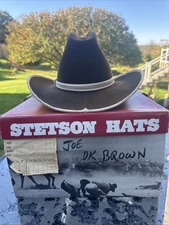 Stetson Vintage 5X Beaver Sonora Chocolate Cowboy Hat Size 7 1/8 EUC