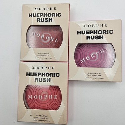 Morphe Huephoric Rush 3in1 Silk Blush Choose Shade Pleasured Energized Hypnotize