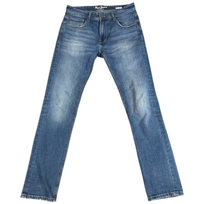 Pepe Jeans London Sander Vapour Jeans Mens 32x30 (31x34) Blue Denim Mid Rise