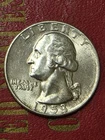 1953-D 25C Washington SILVER Quarter AU  Almost Uncirculated   AWESOME  DETAIL !