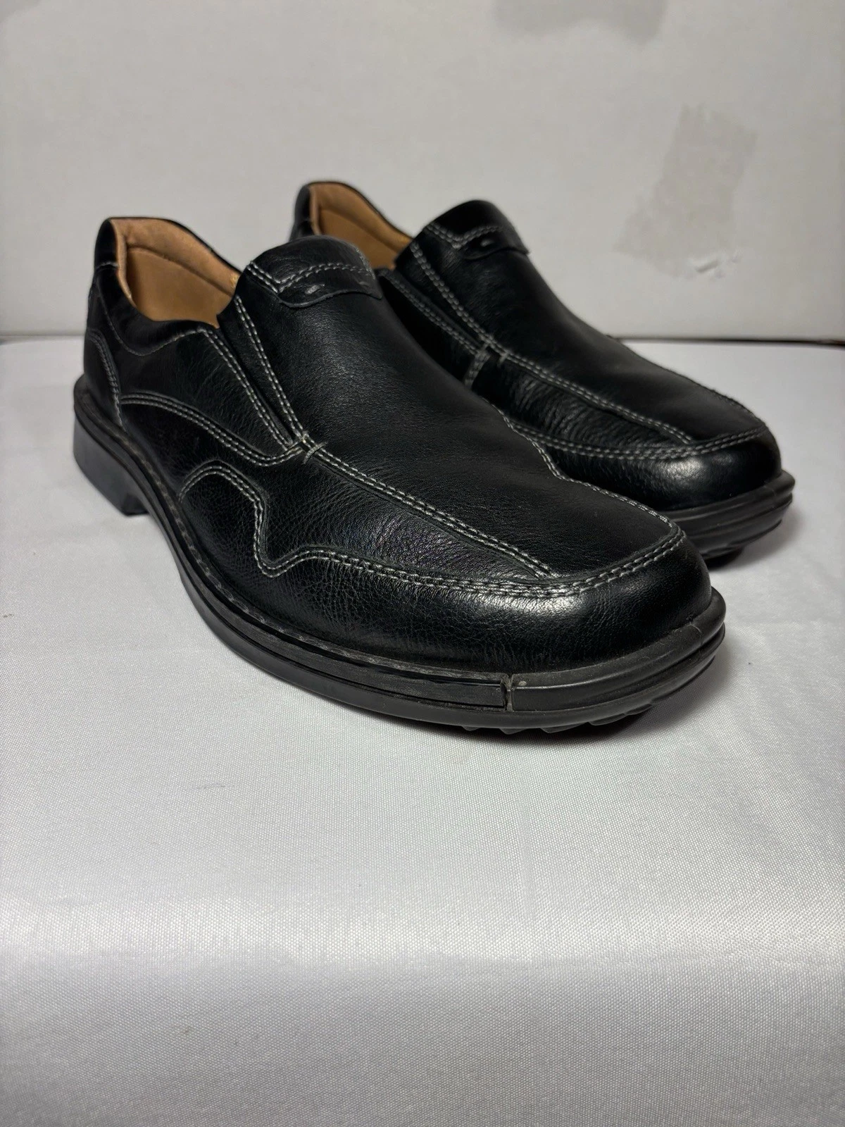 Mocassino slip on moda uomo Ecco nero taglia EUR 43 US 9