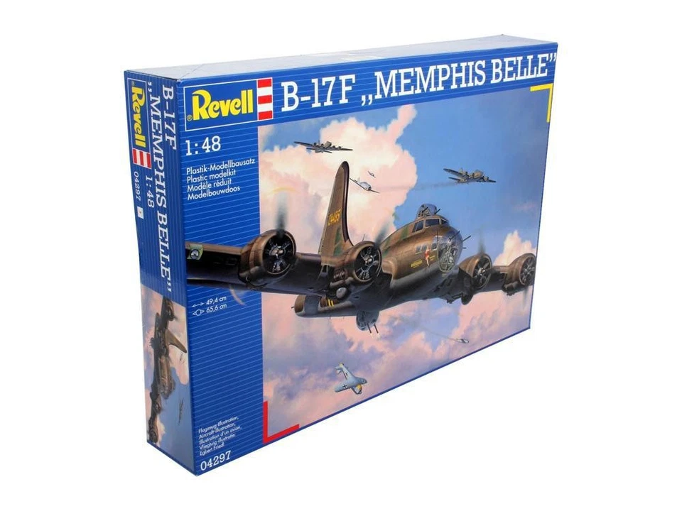 REVELL 1/48 B-17F MEMPHIS BELLE (MILITARY AIRCRAFT) - Immagine 2 di 4