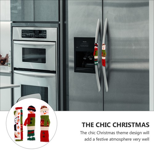  3 Pcs Refrigerator Covers for Handles Microwave Fridge Decoration - Zdjęcie 9 z 12