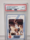 1989 NORTH CAROLINA COLLEGIATE CARD #18 MICHAEL JORDAN PSA 8