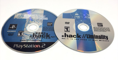 Dot .Hack Infection Part 1 & Liminality DVD Playstation 2 PS2 DISCS ONLY Tested