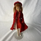 VTG BARBIE FRIEND SKOOTER MATTEL REDHEAD STRAIGHT LEG DOLL SKIPPER DRESS SHOES