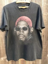Vintage 90's Dennis Rodman Tshirt, Dennis Rodman Black Unisex Tshirt Reprint