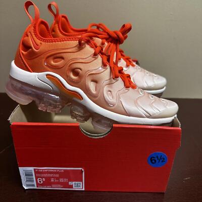 Nike Air Vapormax Plus Guava Ice Rush Orange Black DQ8588-800  Women's Sz 6.5