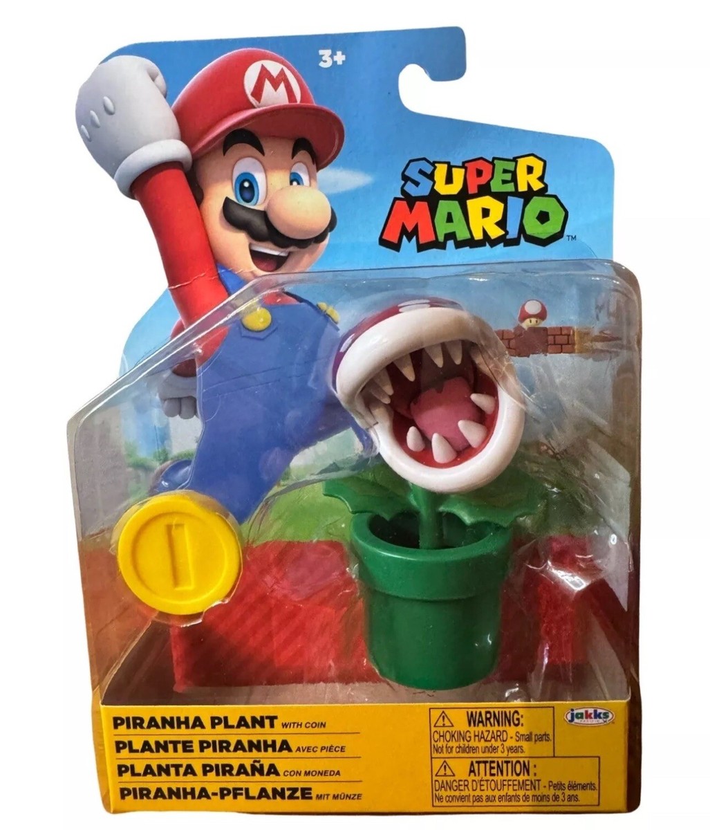 Jakks Pacific Nintendo Super Mario Piranha Plant with Coin 4