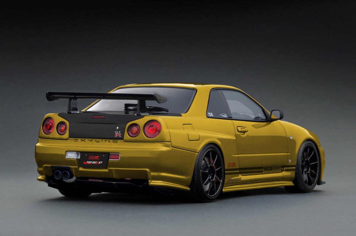 Ignition Model 1/18 IG3640 TOP SECRET 34 Nissan Skyine GT-R (BNR34