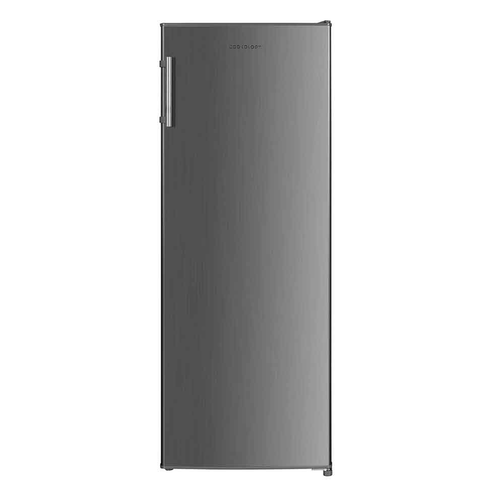 Cookology Tall Freezer Upright Freestanding 168L Low Noise - Inox