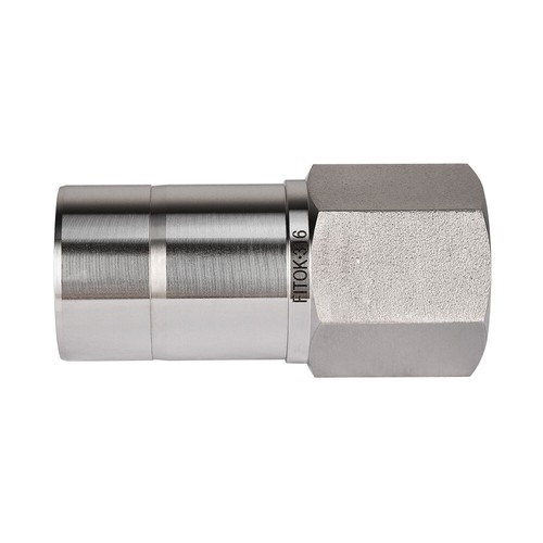 FITOK 316 SS Adapter 5/8 in Tube Stub x 1/2 Female NPT 4900 psi, SS-AF-FT10-NS8 - Picture 2 of 4