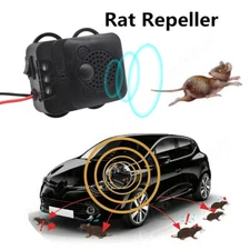 Ultrasonic Rat Mouse Repeller Rodent Pest Animal Deterrent Repellent Device LED