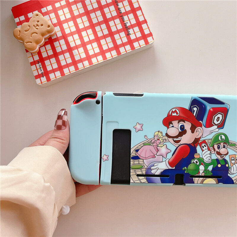 Super Mario Bros Cartoon Switch Case, PC Protetor Shell Duro, Anime Shell,  Acessórios Do Jogo Do Controlador, Oled - AliExpress