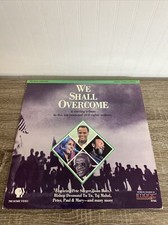 We Shall Overcome Laserdisc, 1990 RARE Laser Disc LD