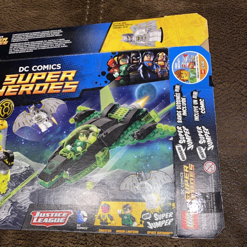 LEGO 76025 Linterna Verde vs. Sinestro - Solo en caja, sin Legos ni minifiguras Foto 3 de 4