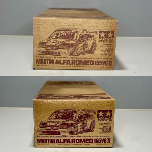TAMIYA 50734 1/10 MARTINI ALFA ROMEO 155 V6 TI Body Parts Set w/ex accessory - Picture 3 of 12