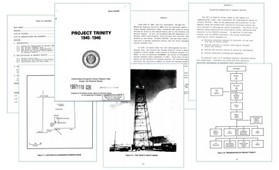 Manhattan Project Trinity Test Nuclear Atomic Bomb Documents, 78 pages