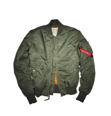 Alpha Industries MA-1 VF 59 Wmn Sage Green 133009 /01 Pilot Jacket New Women