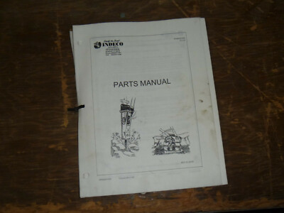 Indeco MES 1050 1200 1250 1500 HD Whisper Hammer Breaker Parts Catalog Manual