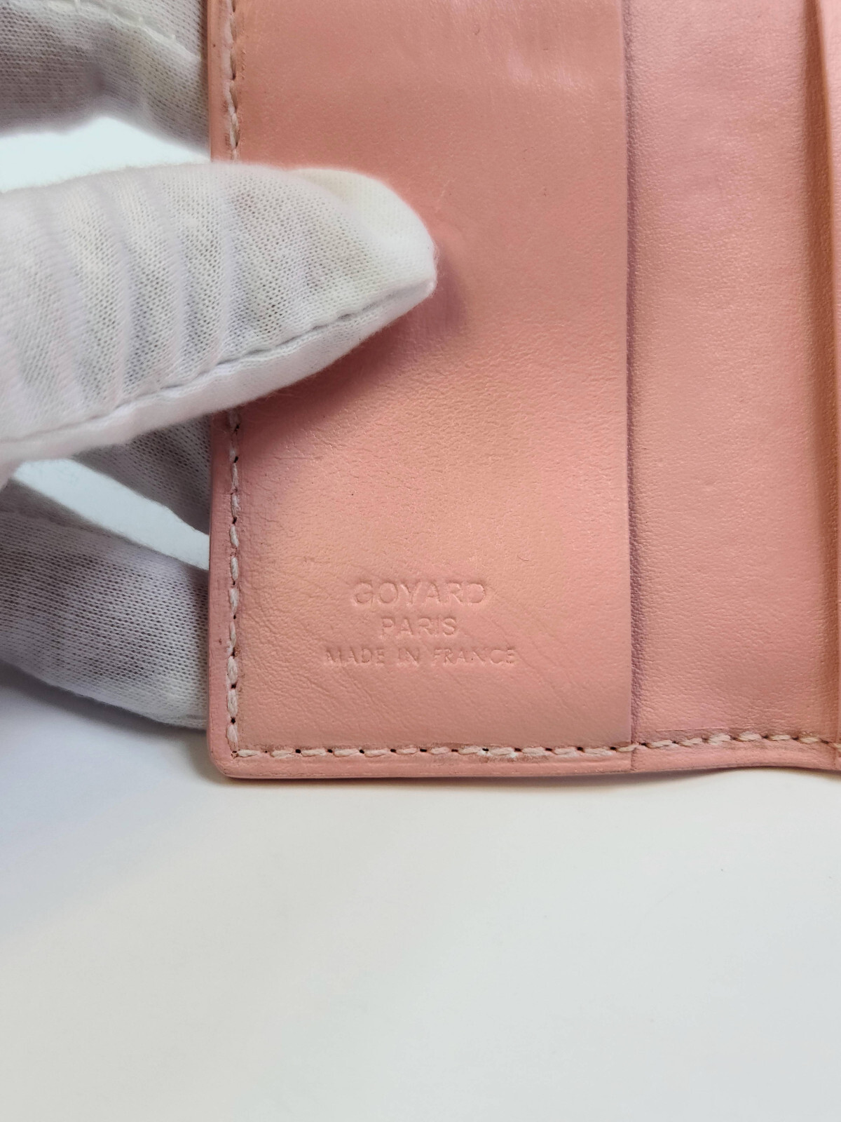 Goyard Key Holder Pink Goyardine SaintMichel Key Ring Gem