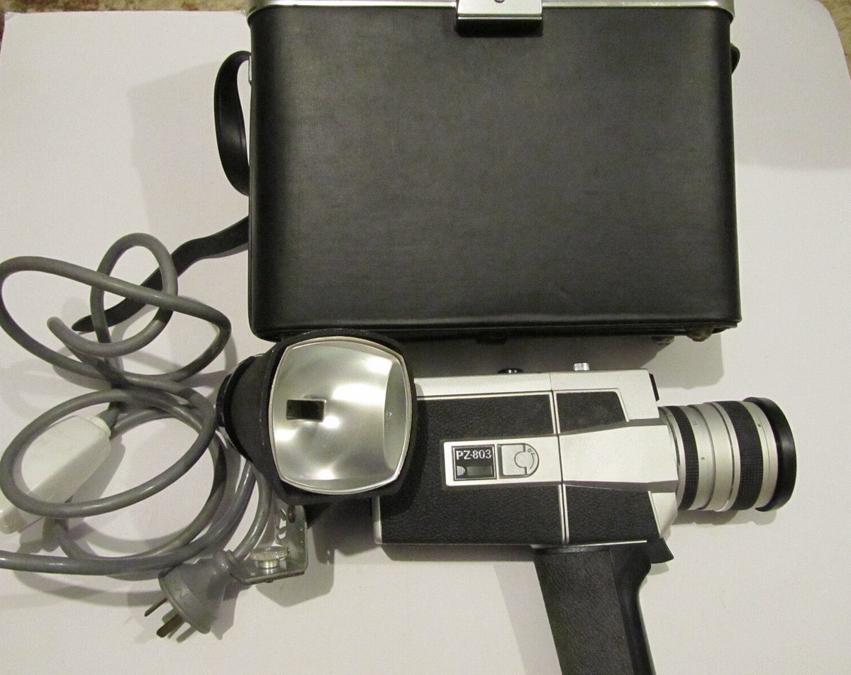 ALSTAR TITAN PZ-803 SUPER 8 CAMERA RECORDER + TITAN MOVIE LIGHT XR