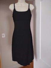 ISABEL ARDEE Women's Little Black Dress Stretch Linen Size 10