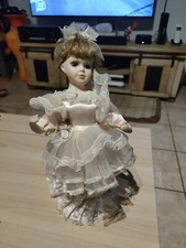 Poupée Porcelaine Ballerine Socle Tournant HS