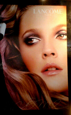 Drew Barrymore Lancome lemaquillage ca. 30x40 cm Werbetafel 