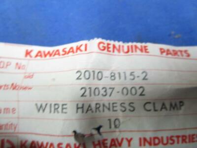 連絡用 NOS Kawasaki F11 73-75 F11M -73 F6 71-73 Wiring Harness Clamp