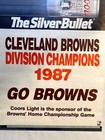 1987 Cleveland Browns NFL “DIVISION CHAMPIONS” 1987 Original Poster 18x24 — photo 4