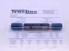CERTIFIED 7/8 14 UNF SPECIAL SET THREAD PLUG GAGE .875 GO NO GO = .8264 & .8214