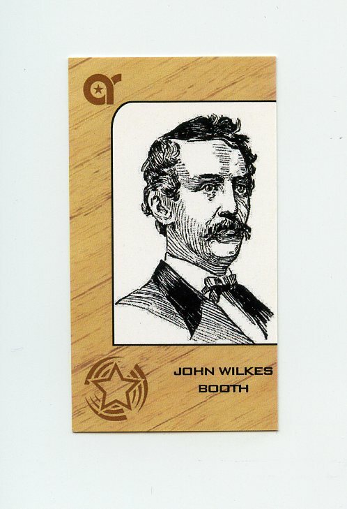 TN167375 JOHN WILKES BOOTH Famous Personalities Card | eBay