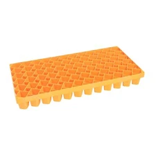 SUNPACK 10" x 20" Seed Starting Air Prune Propagation Tray, Orange, 2.5"
