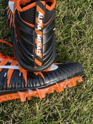 Nike Alpha Menace Elite TD College Orange Football Cleats AJ6547- 401 Mens 16 - Picture 6 of 10
