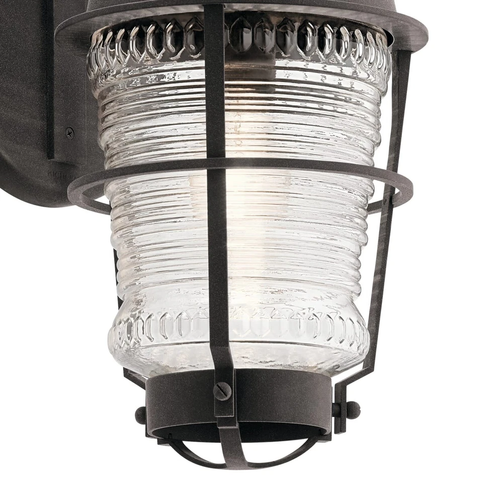 Kichler 49937WZC - Aplique de pared Chance Harbor 18" luz en zinc desgastado Foto 3 de 4