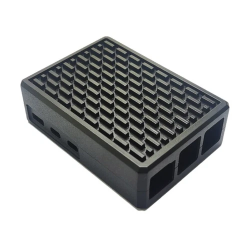 Heavy Duty Aluminum Alloy Case Enclosure Efficient Heat Dissipation for RPi 5